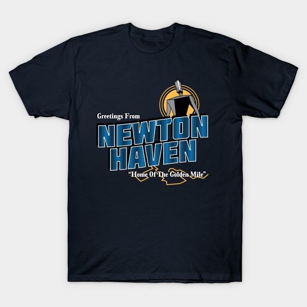 Greetings From Newton Haven T-Shirt by ZombieMedia